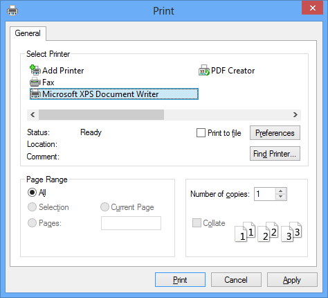 Microsoft Xps Document Writer Command Line